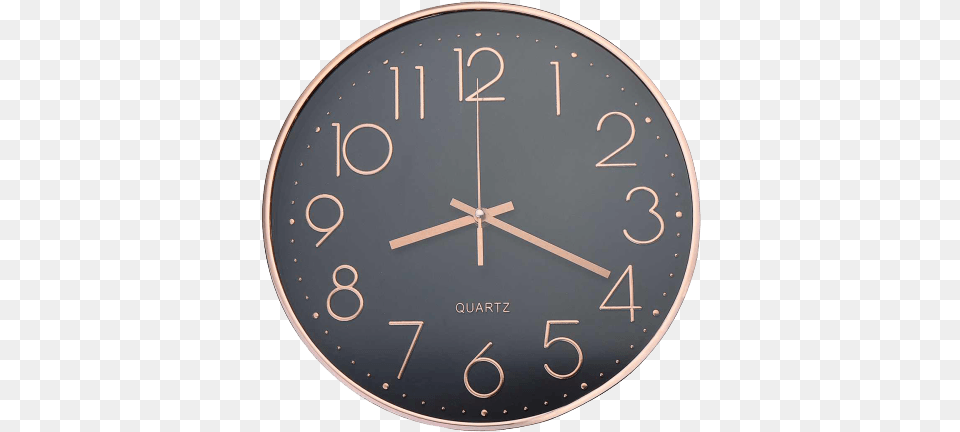 Femmin Gold Large Modern Wall Clock Solid, Analog Clock, Wall Clock, Disk Free Png