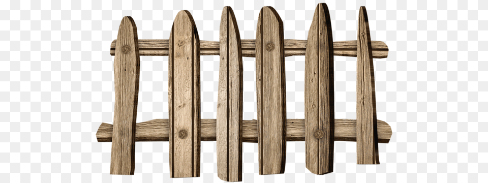 Fence, Picket, Wood Free Png