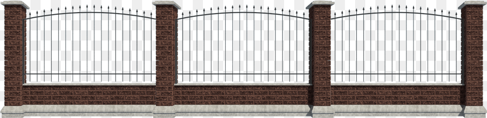 Fence Brick Fence, Gate, Architecture, Building Png Image
