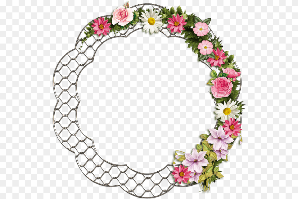 Fence Frame By Jane Xkcd, Flower, Flower Arrangement, Plant, Rose Free Transparent Png