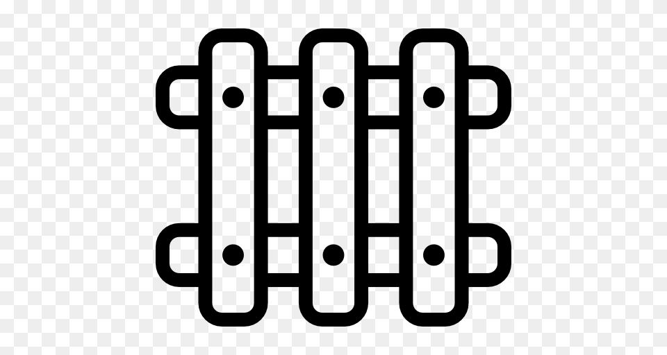 Fence Icon, Musical Instrument, Xylophone, Ammunition, Grenade Free Png Download