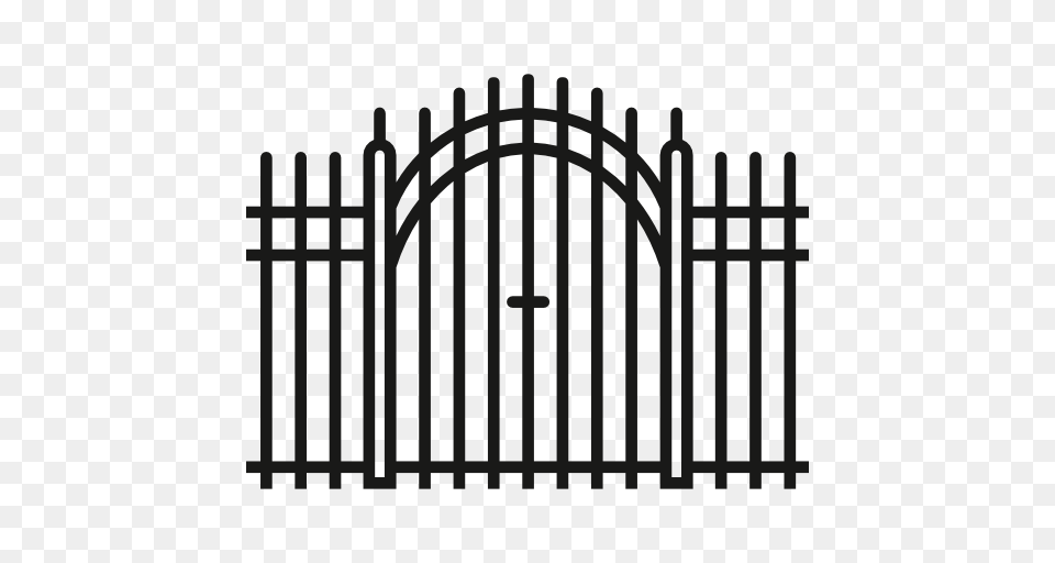 Fence Icon, Gate, Picket Free Transparent Png