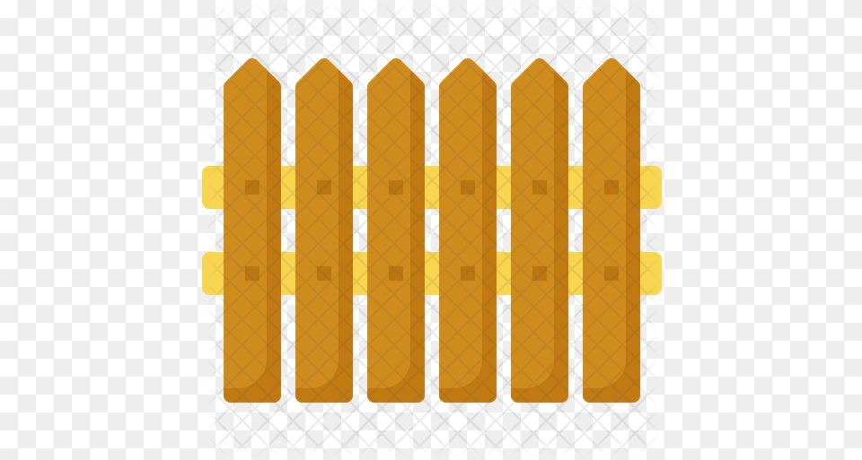 Fence Icon Wood, Picket Free Png