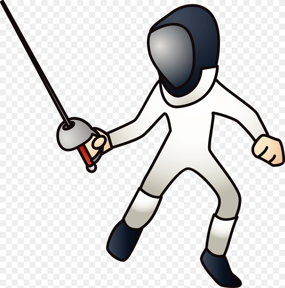 Fencing Clipart, Person, People, Sword, Weapon Png Image