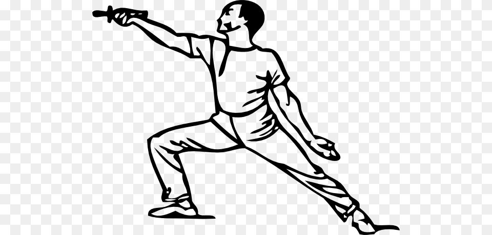 Fencing Lunge Clip Art Vector, People, Person, Stencil, Head Png Image