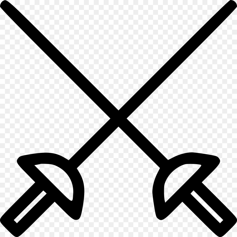 Fencing Sowrd Fight Fence Fencing Icon, Sword, Weapon, Device, Grass Free Png