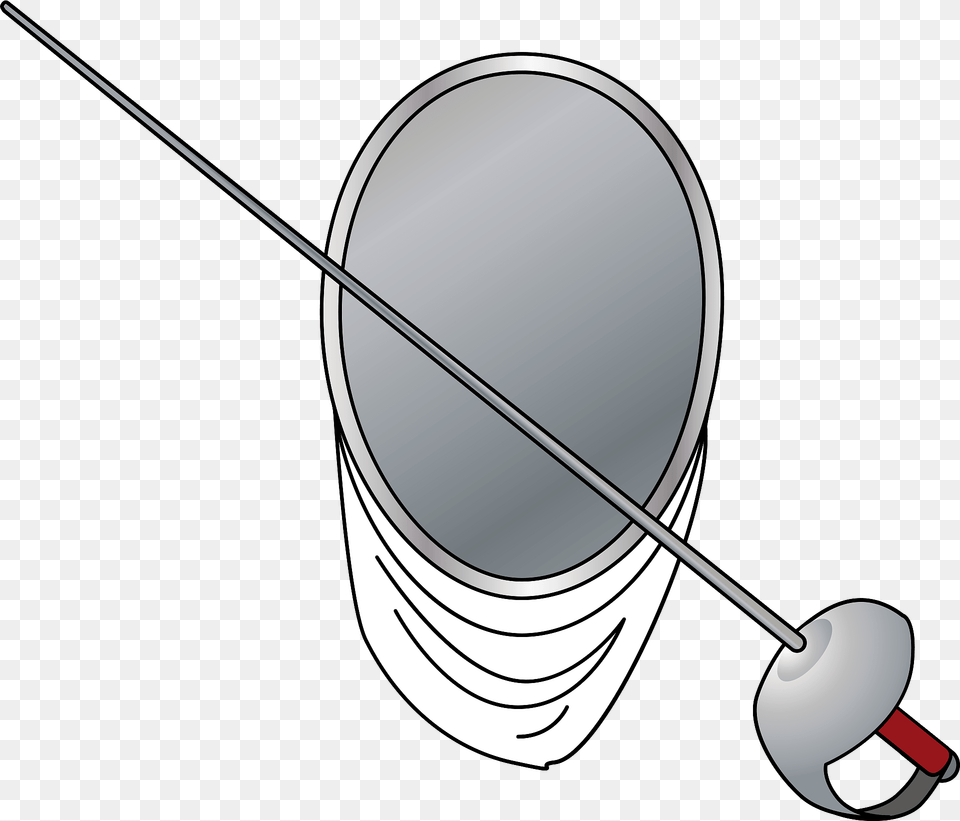 Fencing Sports Clipart, Bow, Weapon Png Image