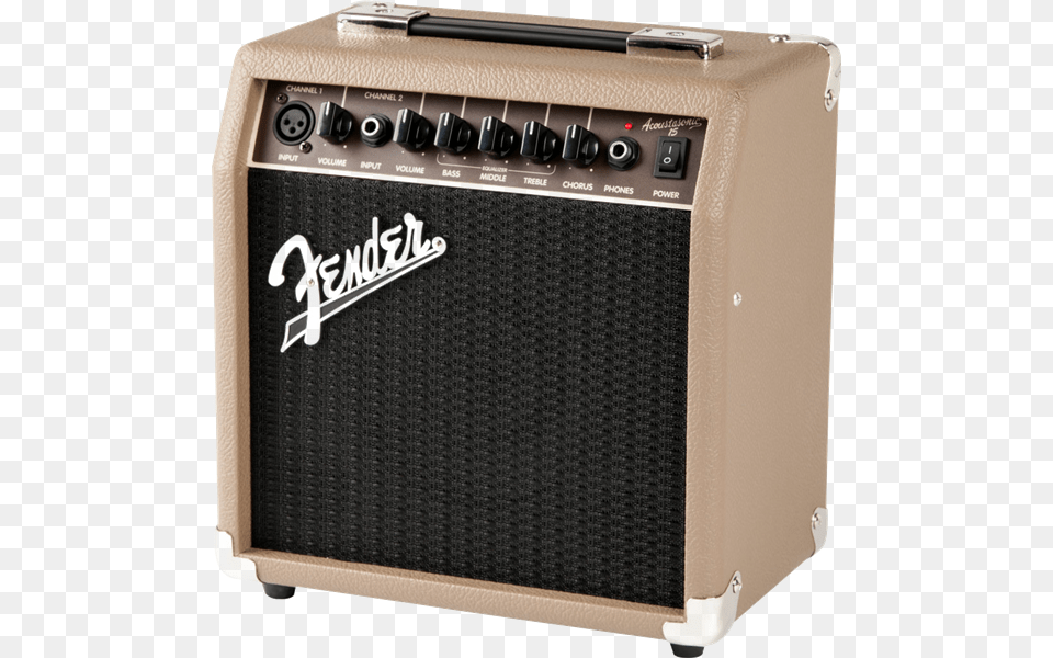 Fender Acoustasonic 15 Two Channel Acoustic Guitar Fender Acoustasonic 15 1x6 Acoustic Combo Amp, Amplifier, Electronics, Speaker Free Png Download