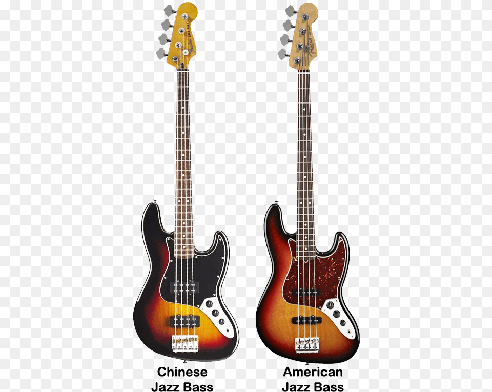 Fender Aerodyne Jazz Bass Sunburst, Bass Guitar, Guitar, Musical Instrument Png Image