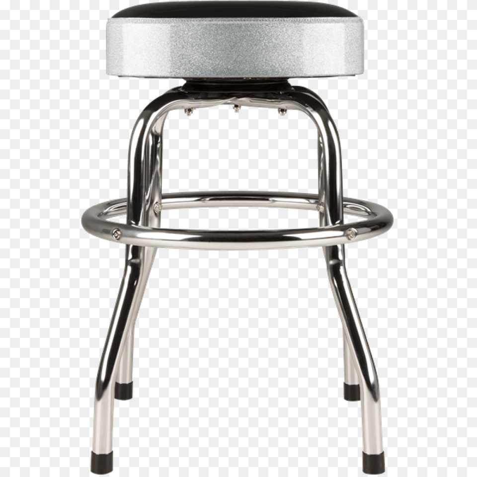 Fender Black And Silver Sparkle Inch Barstool Wpadded Seat, Bar Stool, Furniture Png Image
