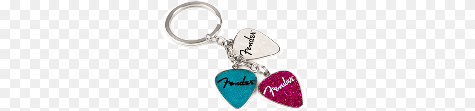 Fender Guitar Picks Keychain Fender 910 0275 000 Pink Turquoise Pearl Guitar, Musical Instrument, Plectrum, Accessories, Jewelry Png