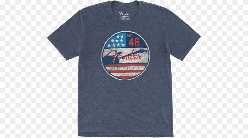 Fender Guitars Stratocaster Made In America T Shirt Fender Musical Instruments Corporation, Clothing, T-shirt Free Transparent Png