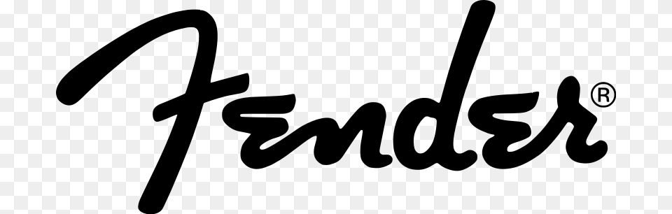 Fender Logo Fender Standard Stratocaster Hss Black Maple Fingerboard, Gray Png Image