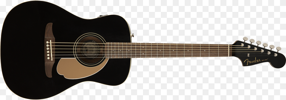 Fender Malibu Player Jetty Black Fender Malibu Player, Bass Guitar, Guitar, Musical Instrument Png Image