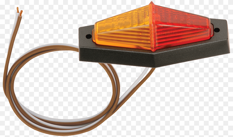 Fender Mount Clearance Light Redamber W Black Base Wood, Electrical Device Png Image
