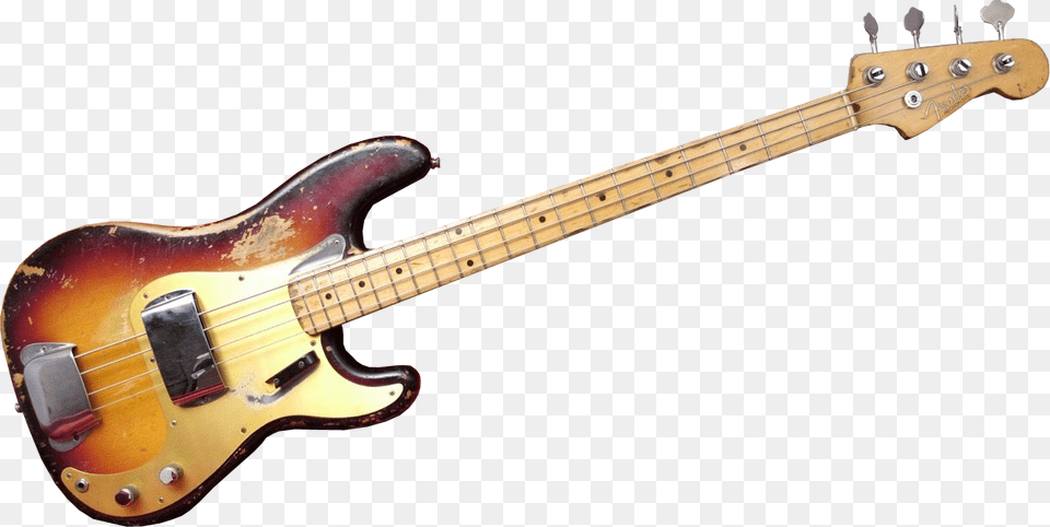 Fender Precision Bass Guitar, Bass Guitar, Musical Instrument Free Transparent Png