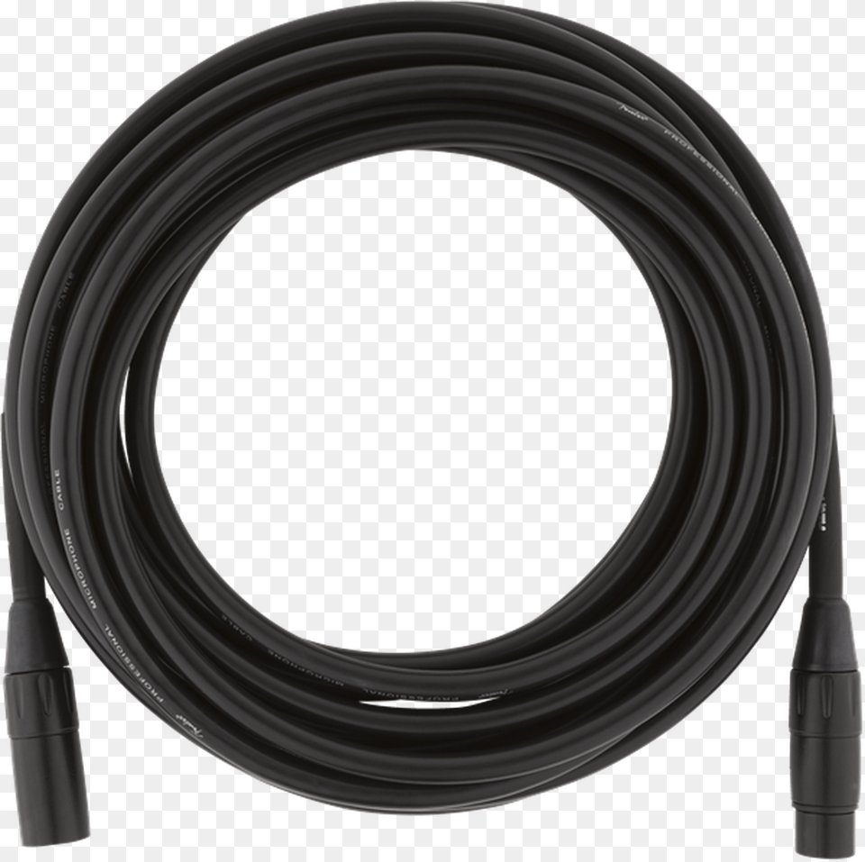 Fender Professional Series Microphone Cable 25 Black, Electronics, Headphones Free Png Download