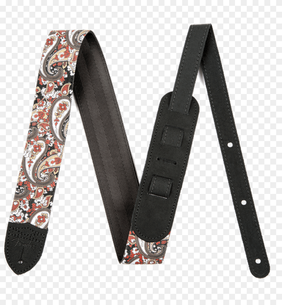 Fender Red Paisley Strap, Accessories, Belt, Bag, Handbag Free Transparent Png