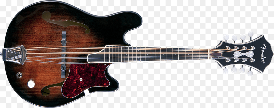 Fender Robert Schmidt Electric Mandolin In Walnut Stain, Guitar, Musical Instrument Png Image