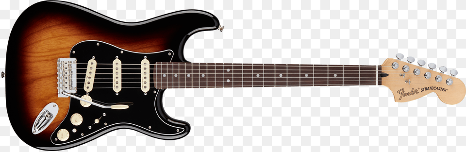 Fender Stratocaster Deluxe Sunburst, Bass Guitar, Guitar, Musical Instrument, Electric Guitar Free Png