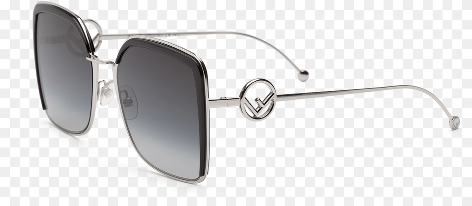 Fendi F Is Oversized Square Sunglasses Plastic, Accessories, Glasses, Machine, Wheel Free Png Download