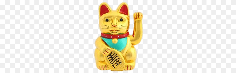 Feng Shui Fortune Cat, Figurine, Animal, Egyptian Cat, Mammal Png Image