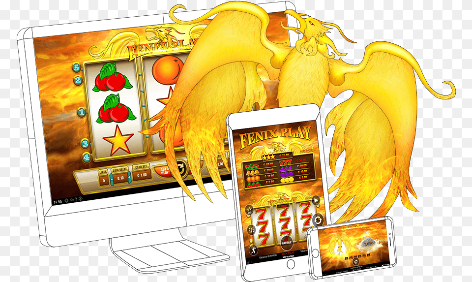 Fenix Play Deluxe Illustration, Gambling, Game, Slot Free Transparent Png