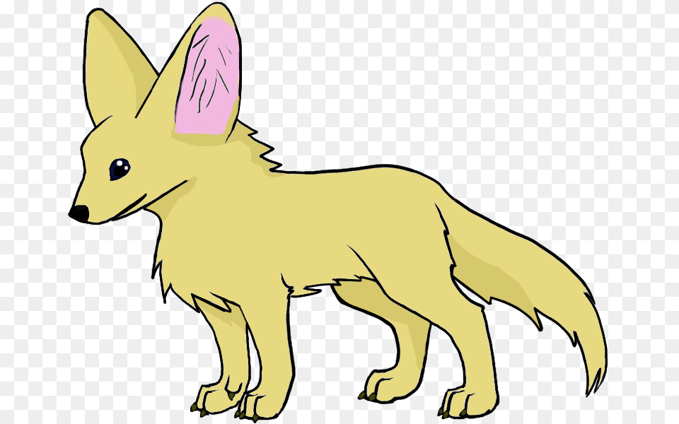 Fennec Fox Clipart, Animal, Canine, Kit Fox, Mammal Png Image