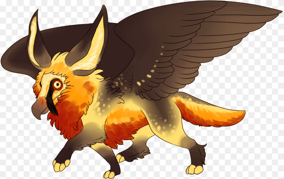 Fennec Fox X Bearded Vulture Gryphon By Kingfisher Bearded Vulture Gryphon, Animal, Bird Free Png