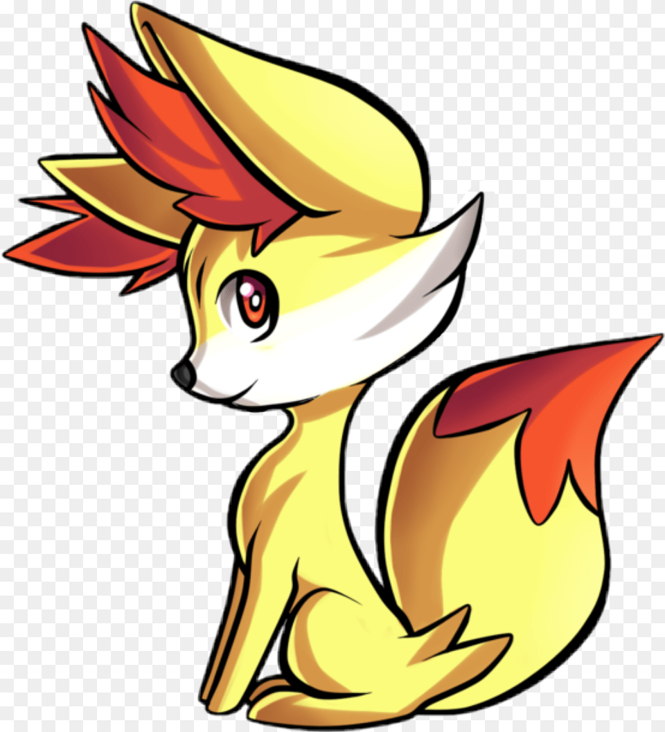 Fennekin Kawaii Zorro Pokemon, Baby, Person, Animal, Fish Free Png Download