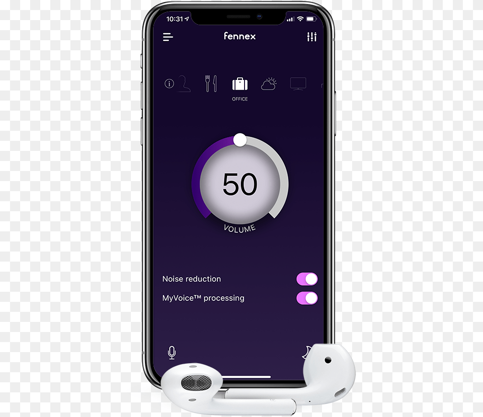 Fennex Iphone X Mockup With Airpods Iphone, Electronics, Mobile Phone, Phone, Ipod Png