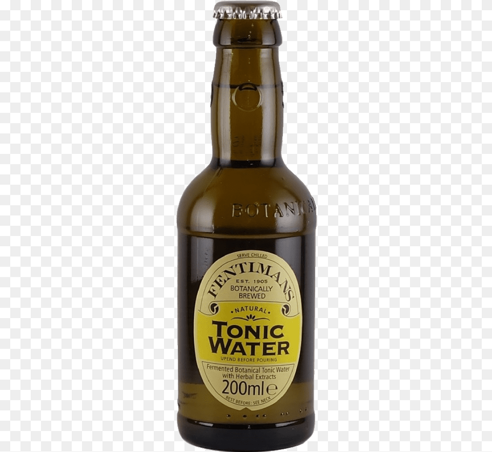 Fentimans Tonic Water 200ml Fentimans Tonic Water, Alcohol, Beer, Beer Bottle, Beverage Free Png Download