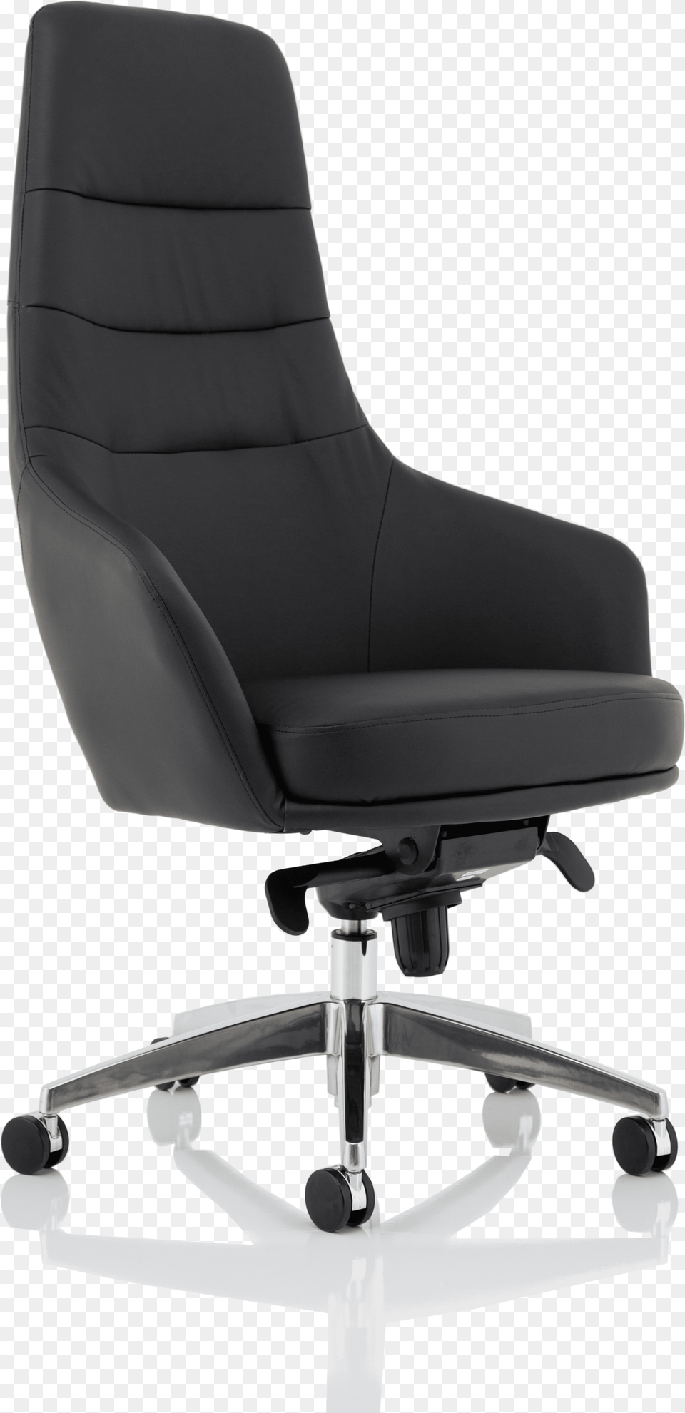 Fenton High Back Black Pu Leather, Chair, Cushion, Furniture, Home Decor Free Png