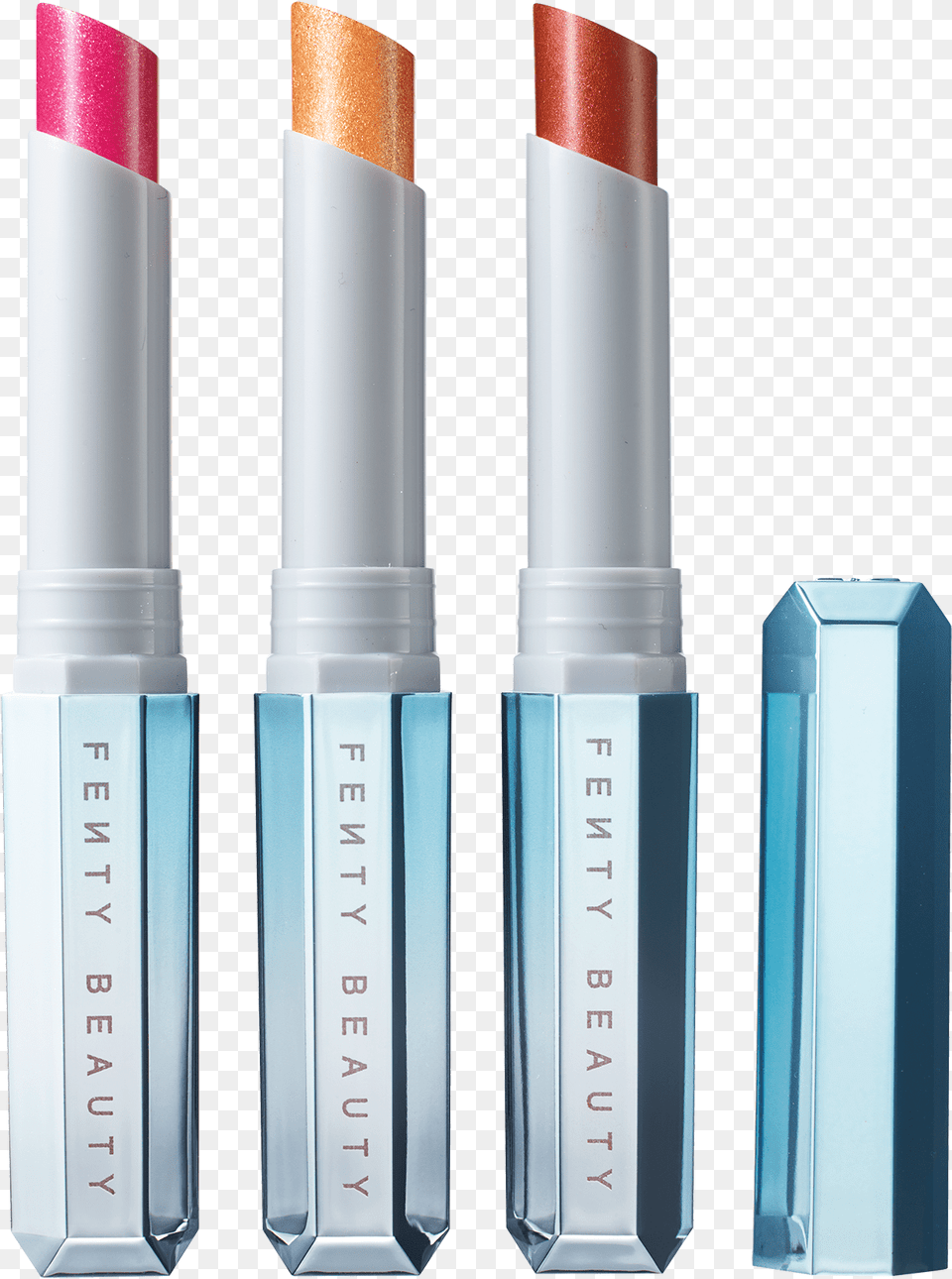 Fenty Beauty Lipstick Frosted Metal, Cosmetics Free Transparent Png