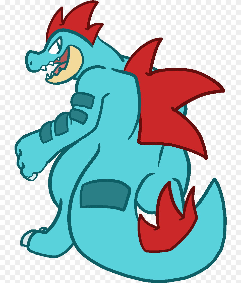 Feraligatr Cartoon, Electronics, Hardware, Baby, Person Free Png Download