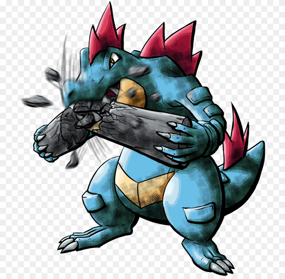 Feraligatr Image With No Background Mythical Creature, Baby, Person, Face, Head Free Png Download