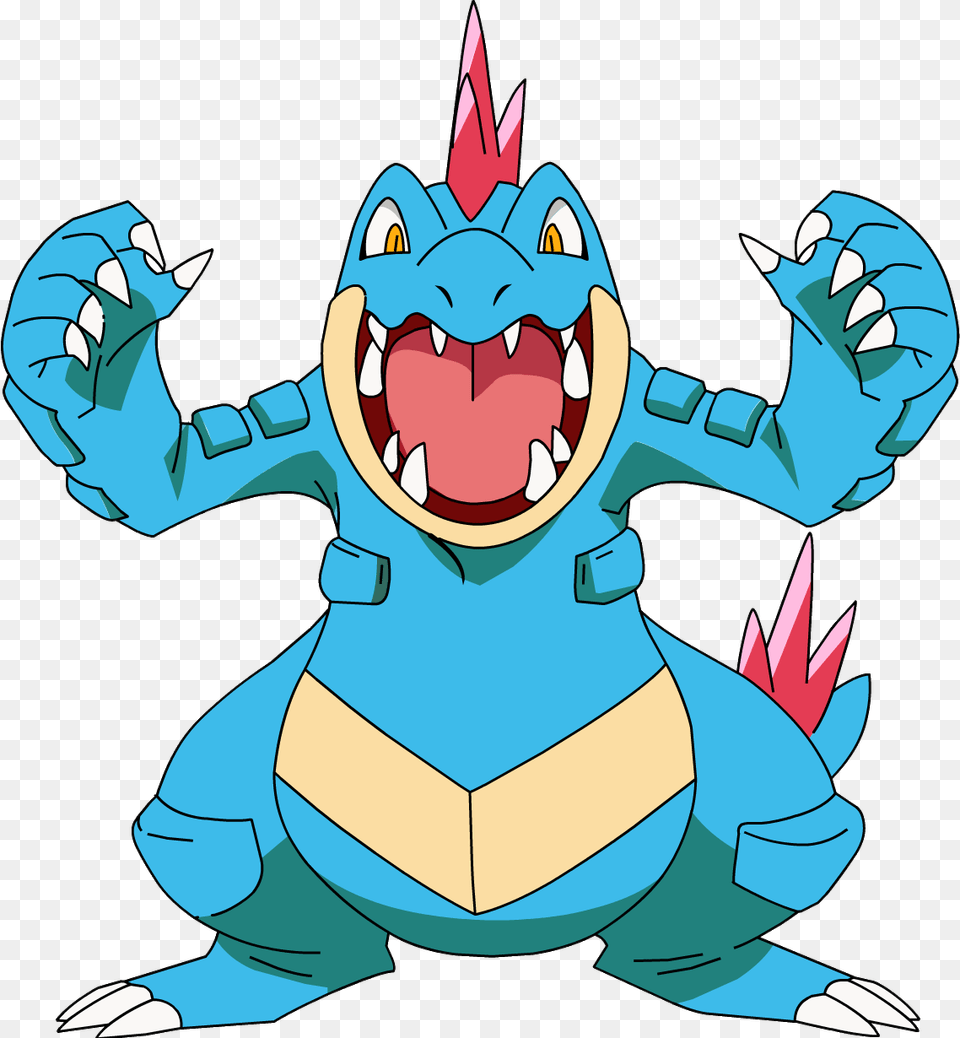 Feraligatr Pokemon, Animal, Kangaroo, Mammal, Cartoon Png