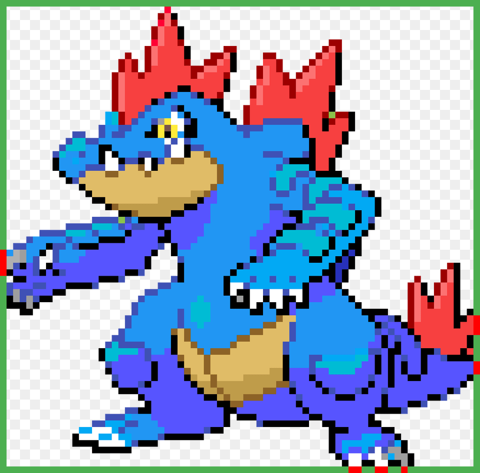 Feraligatr Pokemon Mega Feraligatr Sprite Png Image