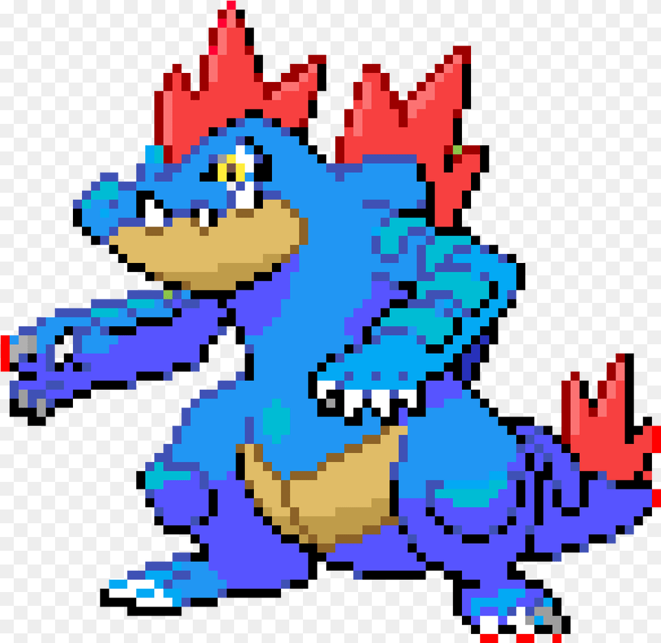 Feraligatr Soul Silver Sprite Free Png Download