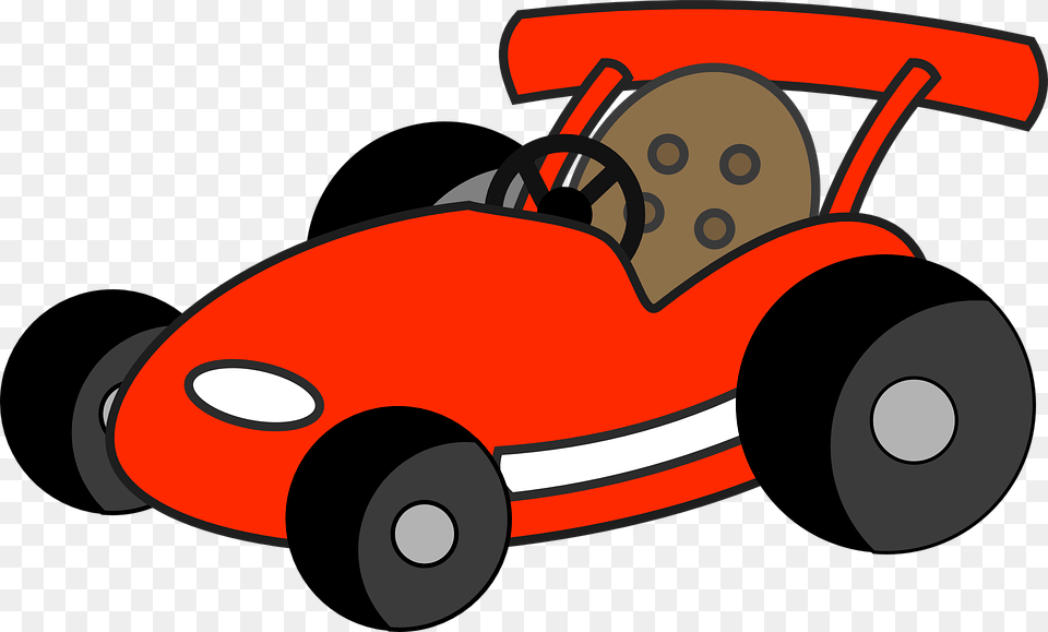 Ferarri Clipart Go Kart, Buggy, Vehicle, Transportation, Grass Free Png