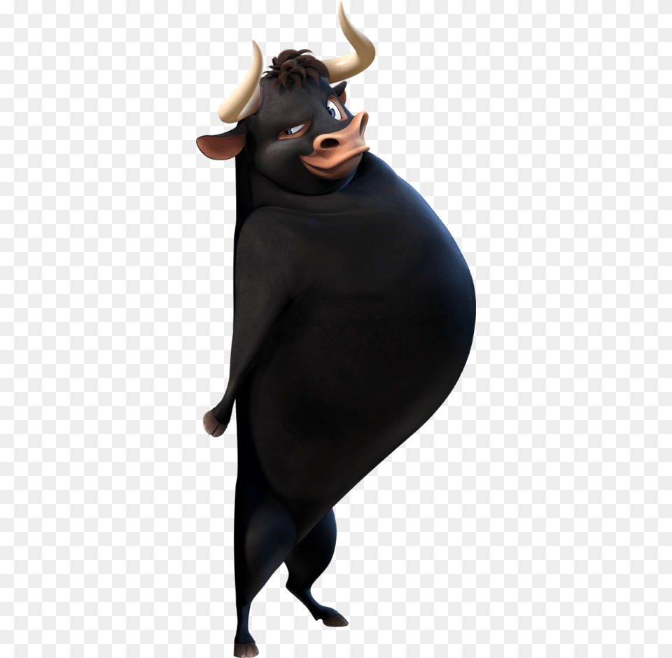 Ferdinand The Bull Standing Up, Animal, Mammal, Livestock, Cattle Png Image