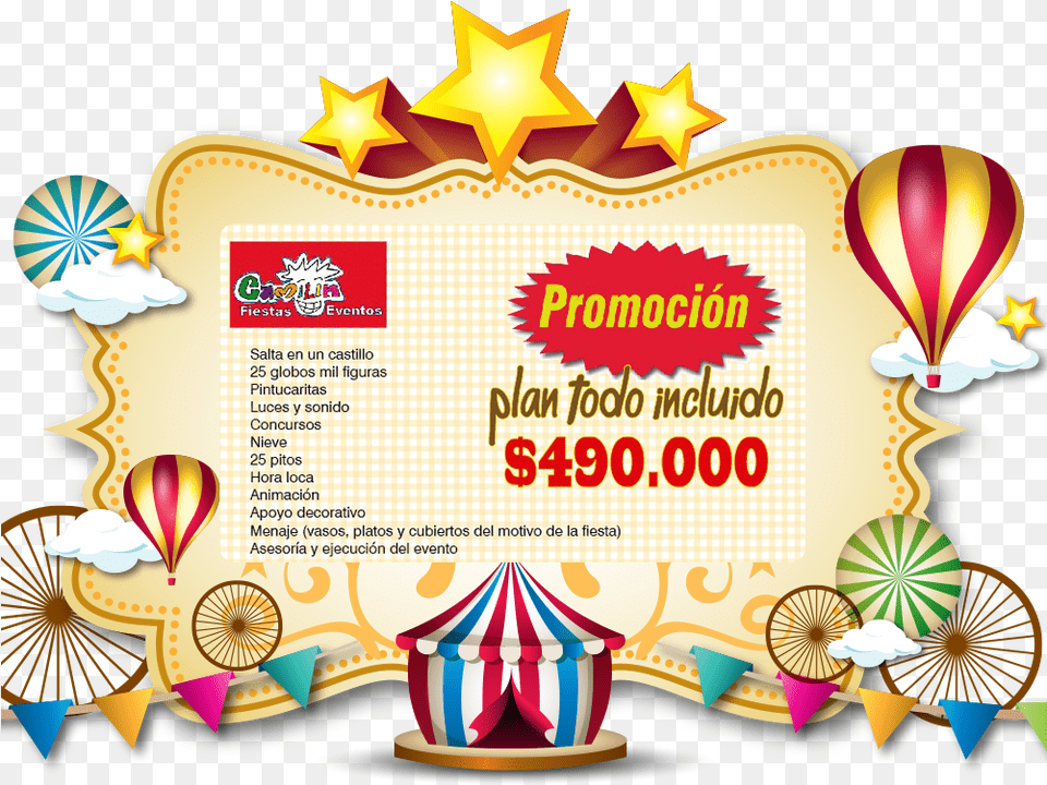 Feria Del Celular Telcel Clipart Download Fun Fair Invitation Card, Advertisement, Poster, Circus, Leisure Activities Free Transparent Png