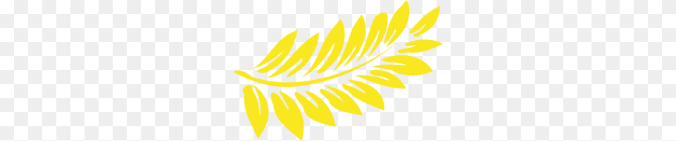 Fern Yellow Clip Art, Plant, Leaf, Graphics, Floral Design Png Image
