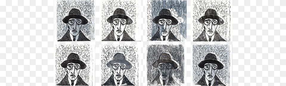 Fernando Pessoa Print Illustration, Hat, Art, Book, Clothing Free Png Download