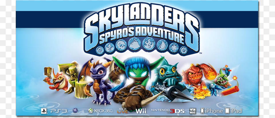Fernoca Skylanders Spyro Adventures Starter Pack, Advertisement, Person, Baby, Book Png Image