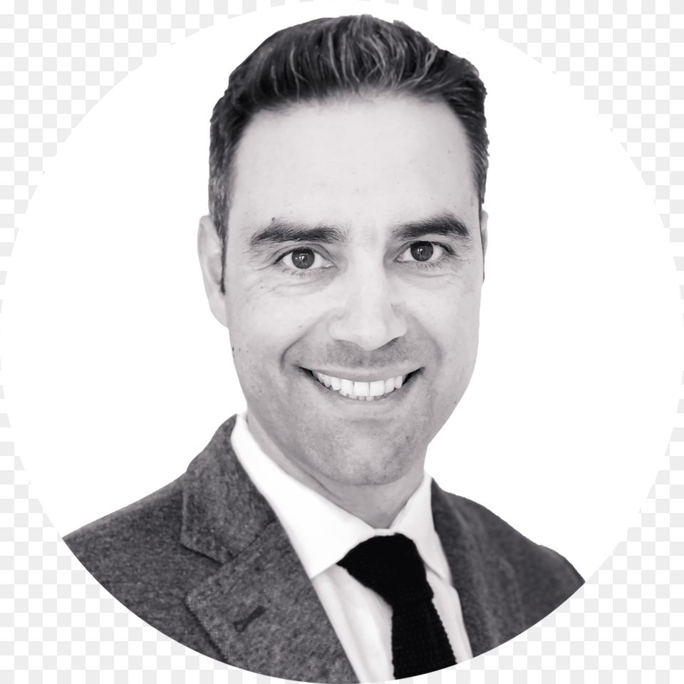 Ferran Headshot Bw White Circle Flipped Smaller Gentleman, Accessories, Portrait, Photography, Person Png