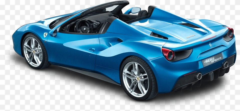 Ferrari 458 Spider Blau, Wheel, Car, Vehicle, Machine Png