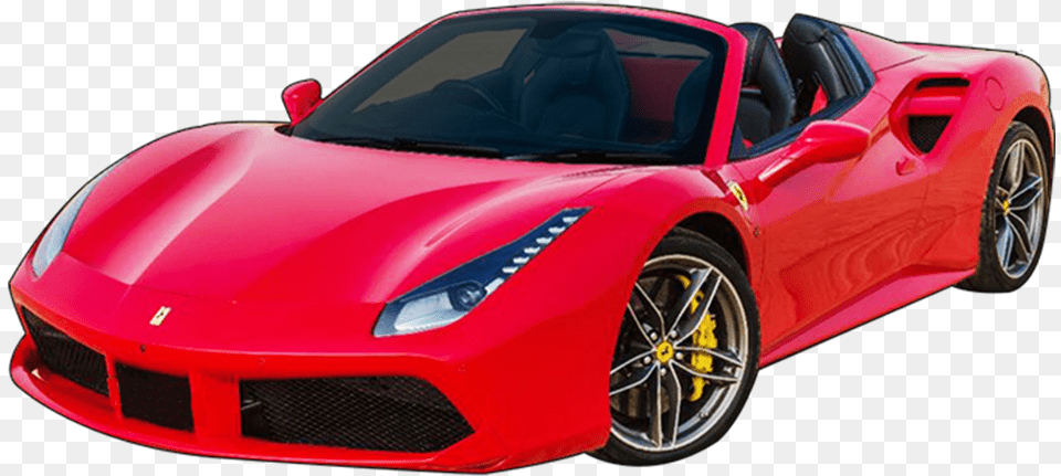 Ferrari 488 Spider, Wheel, Car, Vehicle, Machine Free Png Download