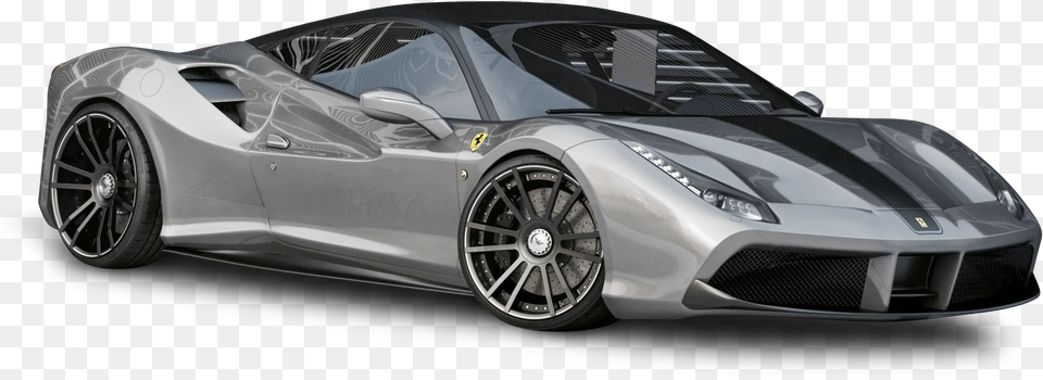 Ferrari 488 Spider Silver, Alloy Wheel, Vehicle, Transportation, Tire Free Png Download