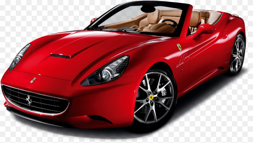 Ferrari California 4 Ford Mustang Red Car, Vehicle, Transportation, Alloy Wheel, Tire Png Image